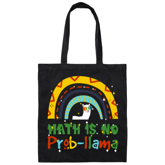 Math Is No Problem, Love Math, Best Of Mathematic Canvas Tote Bag