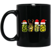 Cucumber Pickles, Pickle Bottles, Pickles Christmas, Merry Christmas, Trendy Chrismas Black Mug