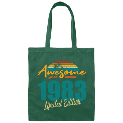 Birthday Gift Retro Style Since 1983 Canvas Tote Bag