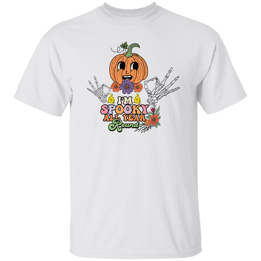 I'm Spooky All Year Round, Funny Pumpkin, Halloween's Day Unisex T-Shirt