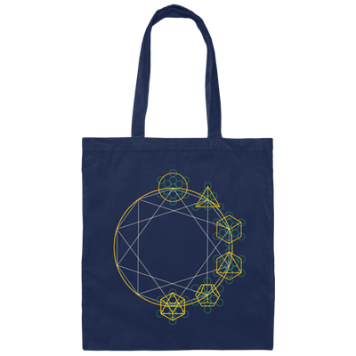 Abstract Geometric, Geometric Element, Foreign Material Canvas Tote Bag