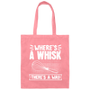 Baker Cupcakes, Where's A Whisk There's A Way Gift Canvas Tote Bag