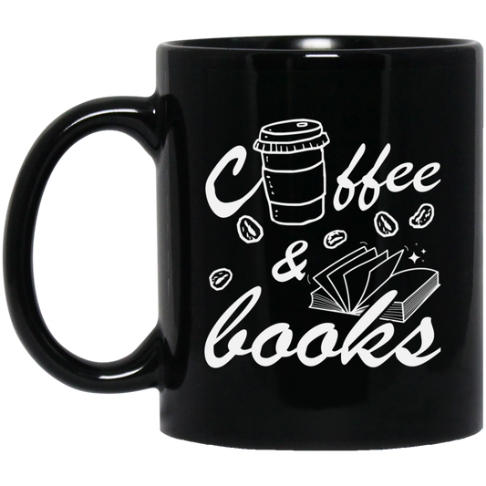 Coffee And Books, Love Coffee, Love Books, Coffee Lover, Best Bookworm Black Mug