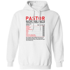 Pastor Nutrition Facts, What Is Pastor, Pastor Meaning Pullover Hoodie