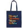 Groovy Mama, Mama Bruh, Mother's Day Gift, Vintage Mom Bruh Canvas Tote Bag