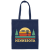 Cool Disc Golf Lover Minnesota Disc Golf Canvas Tote Bag