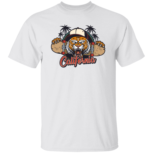 Tiger In California, California Beach, California Island Unisex T-Shirt