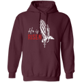 This premium pullover hoodie is perfect for the Jesus lover in your life. Crafted from the highest quality materials, the design features a detailed graphic of the words 