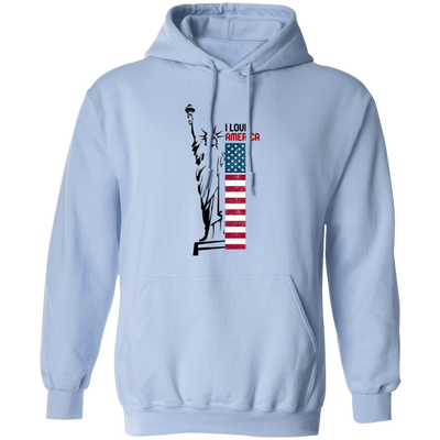 I Love America, Statue of Liberty, American Liberty Pullover Hoodie