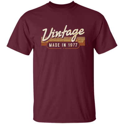 Birthday 1977 Gift, Vintage Gift, Made In 1977, Love 1977, Best 1977 Unisex T-Shirt