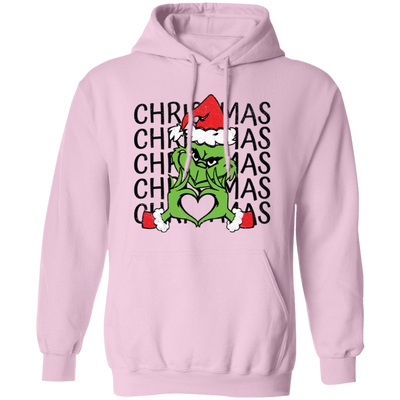 Grinchmas, Grinch Christmas, Green Grinch, Merry Christmas, Trendy Christmas Pullover Hoodie