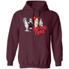 Horror Time, Horror Nigth, Happy Halloween, Cute Ghost Pullover Hoodie