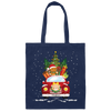 Christmas Car, Car Bring Gift Boxes, Christmas Gift Boxes, Merry Christmas, Trendy Chrismas Canvas Tote Bag