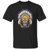 Gorilla Wearing Aztec Headdress, Scare Of Giant Gorilla, Aztec Headdress Unisex T-Shirt