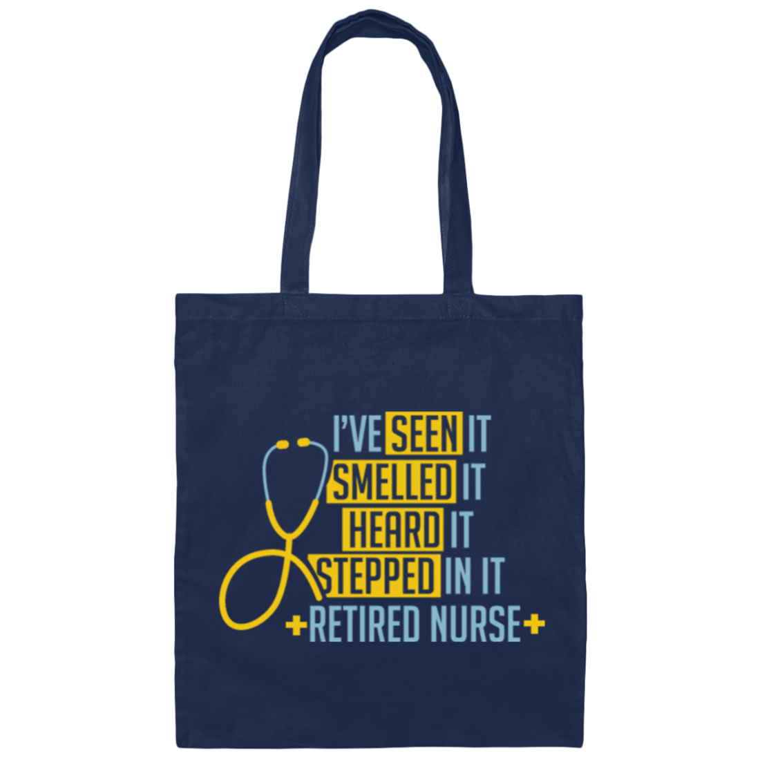 Retired Nurse Medical Occupation Retirement Present Canvas Tote Bag