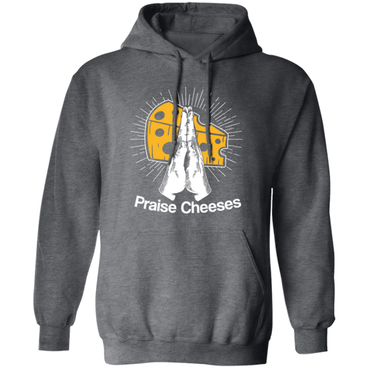 Cheese And Jesus Design, Christian Gift, Love Christian, Praise Cheese Pullover Hoodie