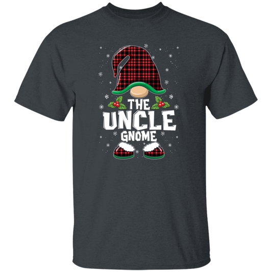 The Uncle Gnome Present For Family, Xmas Cute Gnome Lover Unisex T-Shirt