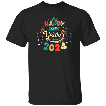 Happy New Year, 2024 New Year, New Year Fireworks Unisex T-Shirt