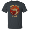 Cool Papa Love Fishing, Ocean Papa, Retro Gift For Papa, Love Fishing Unisex T-Shirt
