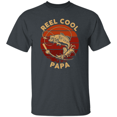 Cool Papa Love Fishing, Ocean Papa, Retro Gift For Papa, Love Fishing Unisex T-Shirt