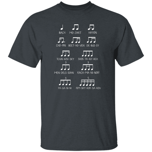 Music Design, Famous Musician, Music Note Unisex T-Shirt