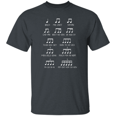 Music Design, Famous Musician, Music Note Unisex T-Shirt