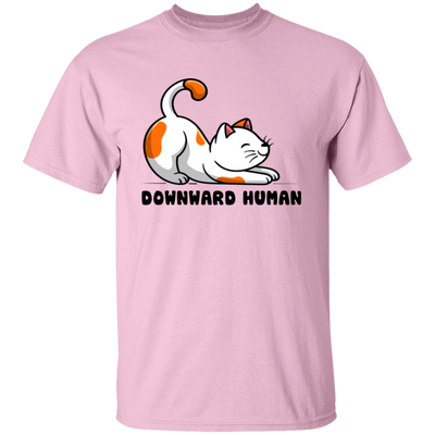 Downward Human, Cute Meow, Yoga Cats Unisex T-Shirt