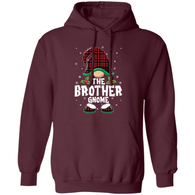 The Brother Gnome Gift For Chritmas, Xmas Cute Gnome Lover Pullover Hoodie