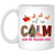 All Is Calm Said No Teacher Ever, Reindeer Ride Santa White Mug