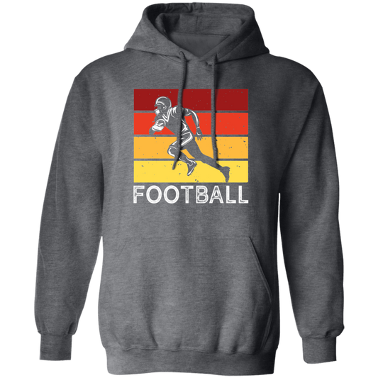 Run For American Football, Retro Football, Football Team Classic Pullover Hoodie