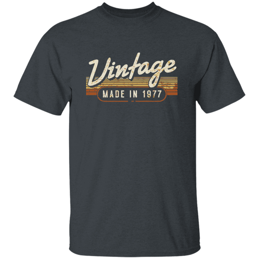Birthday 1977 Gift, Vintage Gift, Made In 1977, Love 1977, Best 1977 Unisex T-Shirt
