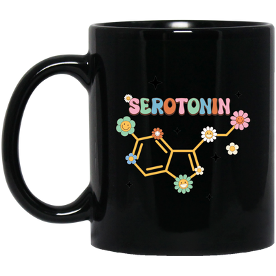 Serotonin, Chemical Lover, Blink Serotonin Black Mug