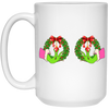 Funny Christmas, Grinch's Hands On The Boobs, Merry Titsmas, Merry Christmas, Trendy Chrismas White Mug