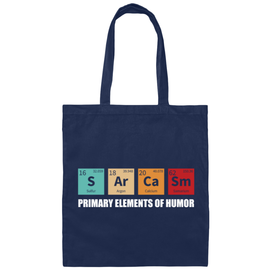 Science Gift, Scientist Teacher Funny Math Chemistry Canvas Tote Bag