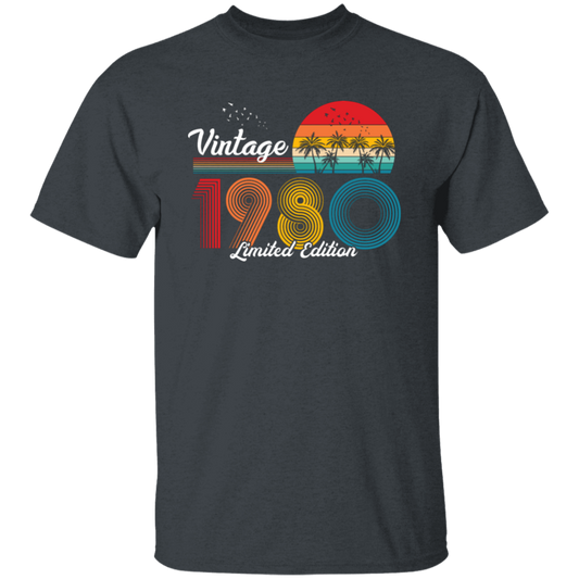 Vintage 1980, 1980 Birthday, 1980 Limited Edition, 1980 Retro Unisex T-Shirt