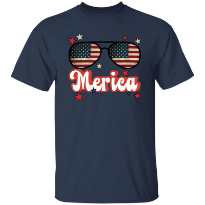 Sunglasses America, American Flag, Star America Unisex T-Shirt