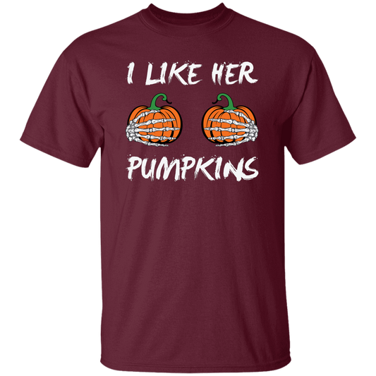 I Like Her Pumpkins, Sexy Girl, Trendy Halloween, Like Her Boobs Unisex T-Shirt