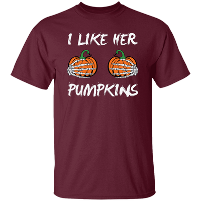 I Like Her Pumpkins, Sexy Girl, Trendy Halloween, Like Her Boobs Unisex T-Shirt