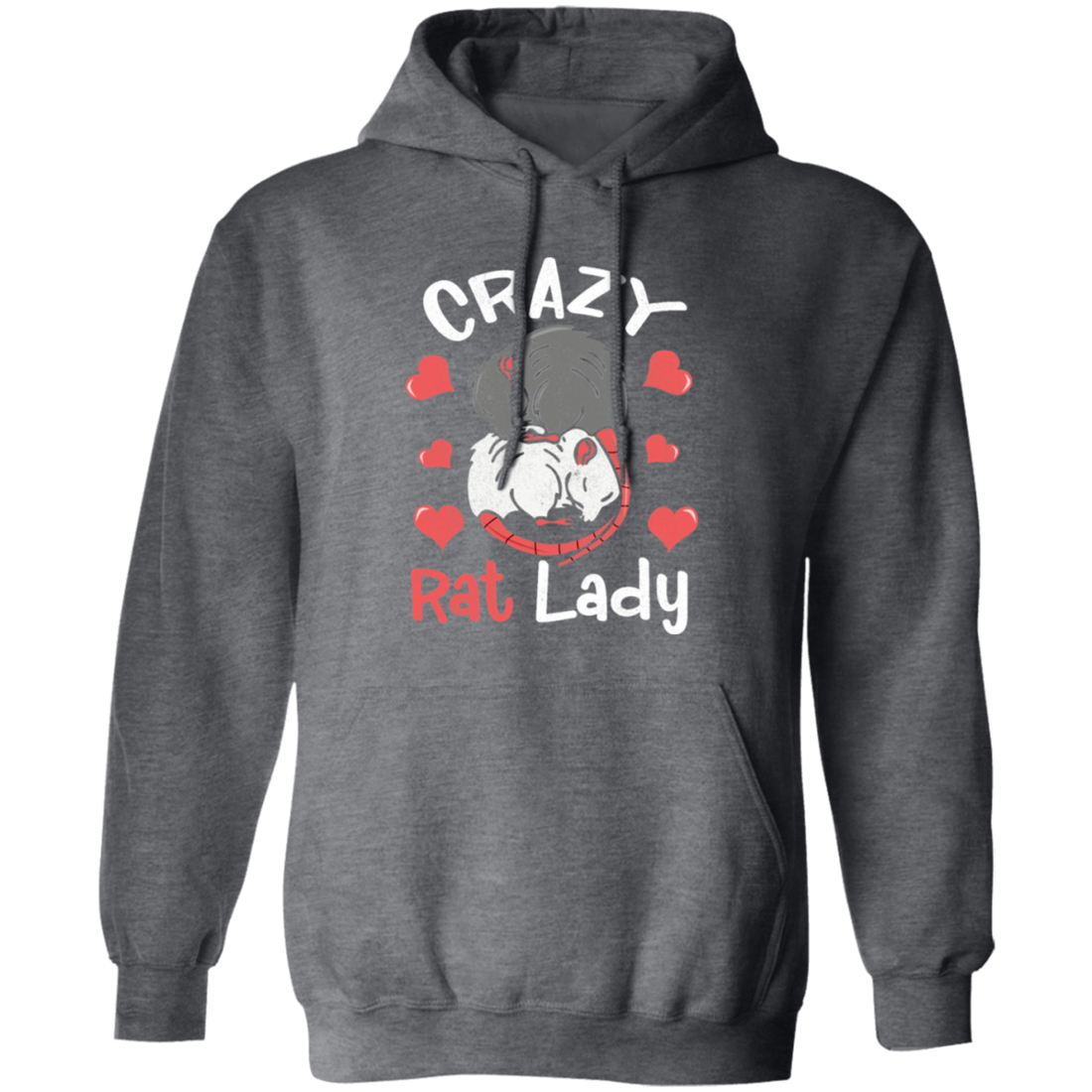 Crazy Rat Lady, Love Rat, Couple Of Rat, Mouse Couple, Anniversity Gift Pullover Hoodie
