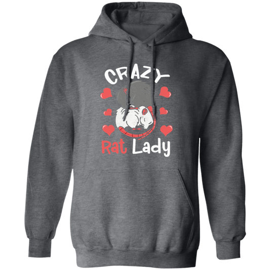 Crazy Rat Lady, Love Rat, Couple Of Rat, Mouse Couple, Anniversity Gift Pullover Hoodie