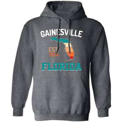 Gainesville, Florida, EST 1854, Retro Florida, American State Pullover Hoodie