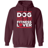 Dog Mother Fitness Lover, Fitness Mom, Love Dog, Mother Lover Gift Pullover Hoodie