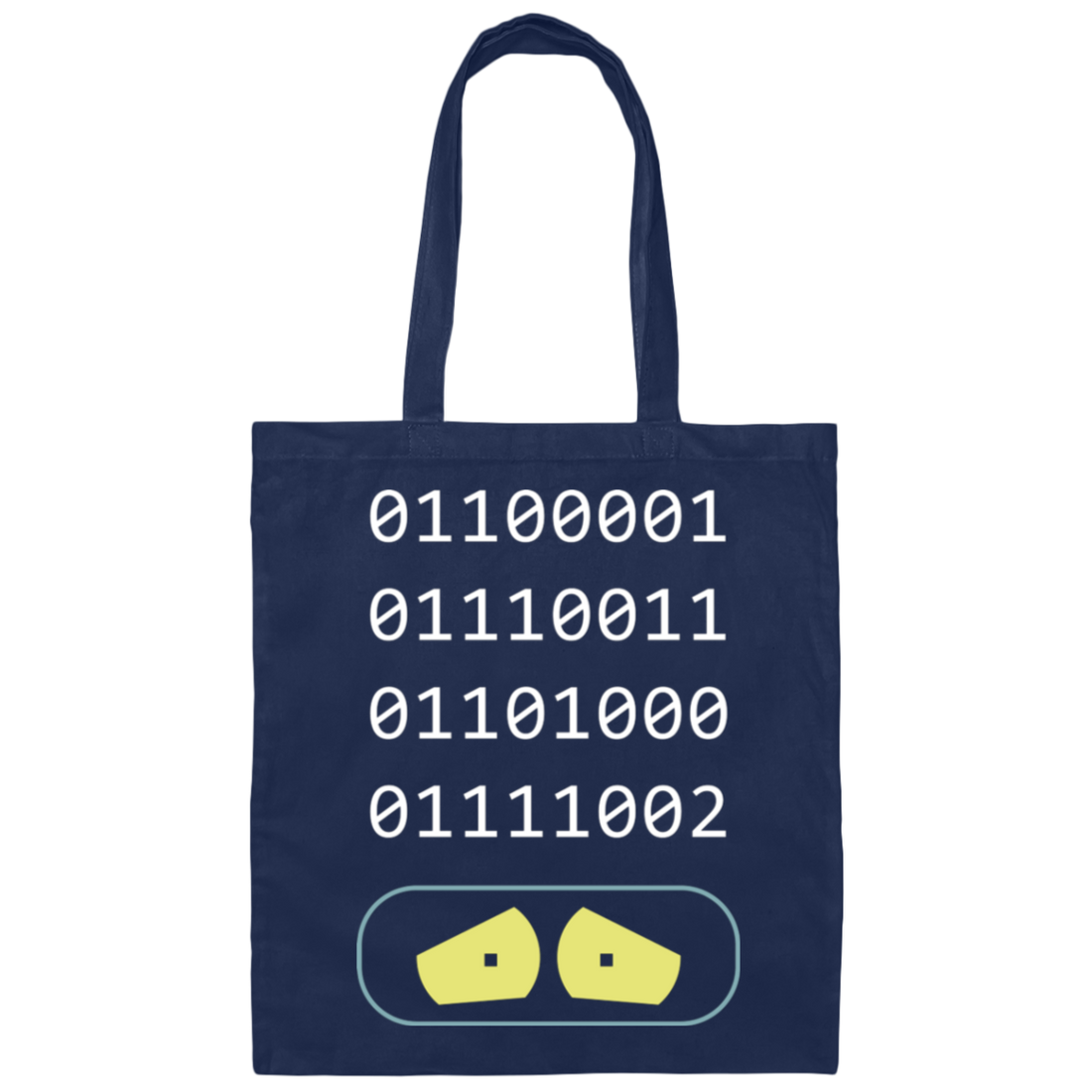 Binary Number, Love Binary, Number 0 And Number 1 Canvas Tote Bag