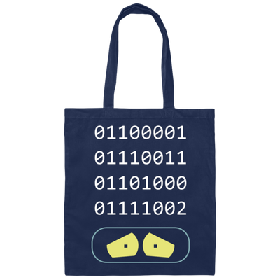 Binary Number, Love Binary, Number 0 And Number 1 Canvas Tote Bag