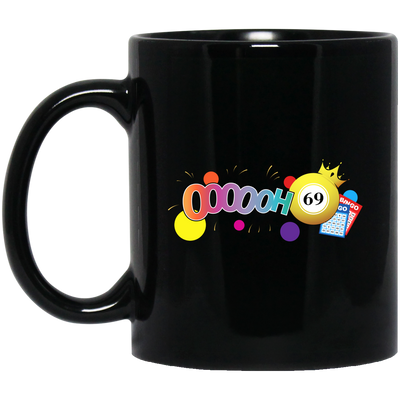 Bingo, Lucky Game, Bet Game, Bingo Gamer Black Mug