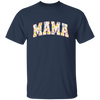 Mama Gift, Floral Mama, Mama Varsity, Mama Design, Mother's Day-pink Unisex T-Shirt