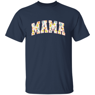 Mama Gift, Floral Mama, Mama Varsity, Mama Design, Mother's Day-pink Unisex T-Shirt