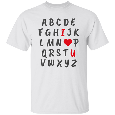 I Love You Alphabet, Valentine Alphabet, Love Valentine Unisex T-Shirt