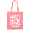 Funny Diesel Mechanic Truck Auto Canvas Tote Bag