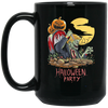 Halloween Party, Pumpkin In Halloween, Trump Halloween Black Mug